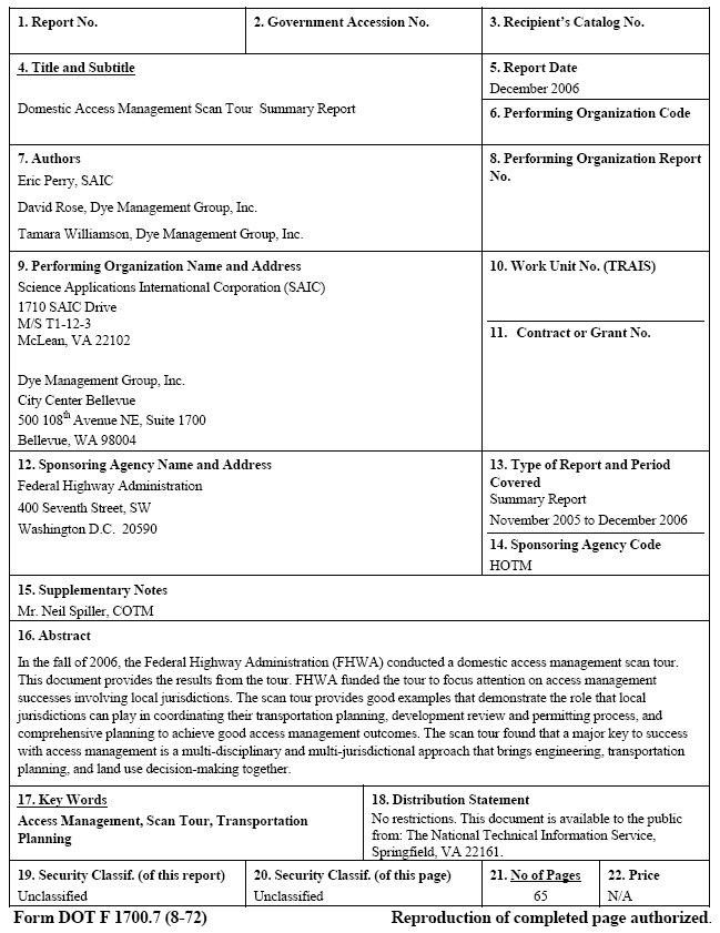 Technical Documentation page.